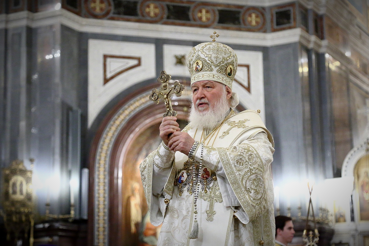 В канун Нового года Святейший Патриарх Кирилл совершил молебное пение на новолетие в Храме Христа Спасителя