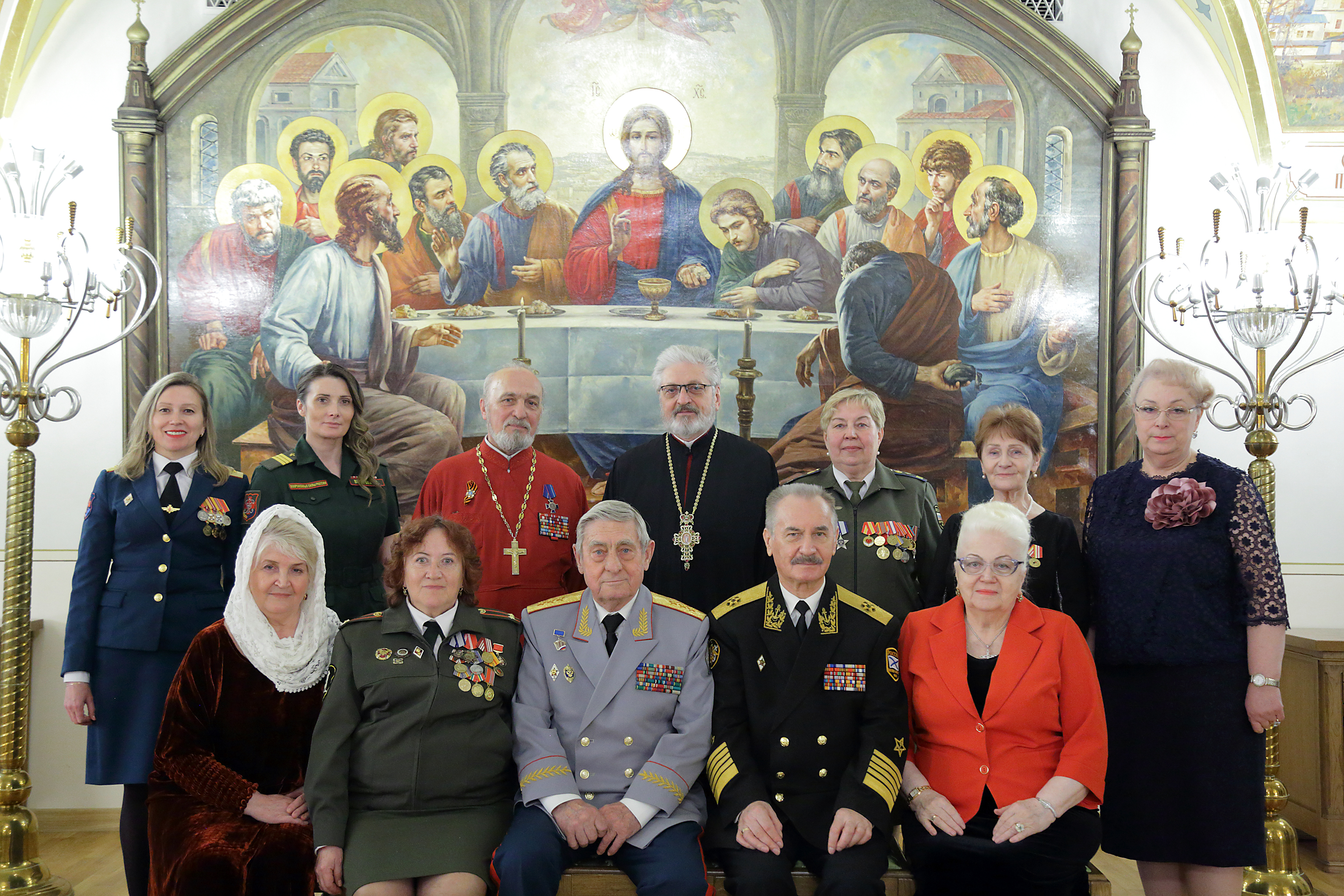 26 апреля 2026 года, в Красном зале трапезных палат Храма Христа Спасителя состоялась встреча ветеранов с Ключарем Храма Христа Спасителя протоиереем Михаилом Рязанцевым.