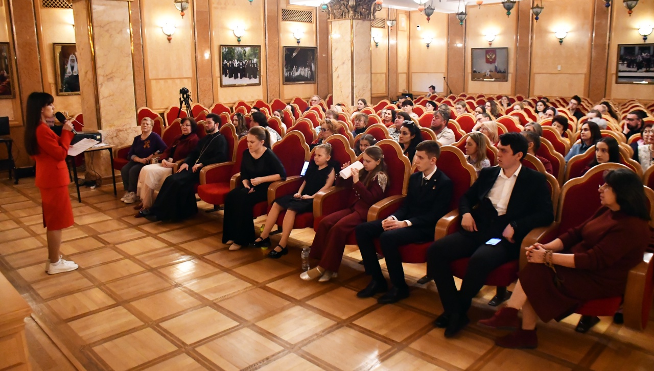 Концерт посвященный 80-летию Победы в Великой Отечественной Войне в конференц-зале Храма Христа Спасителя.