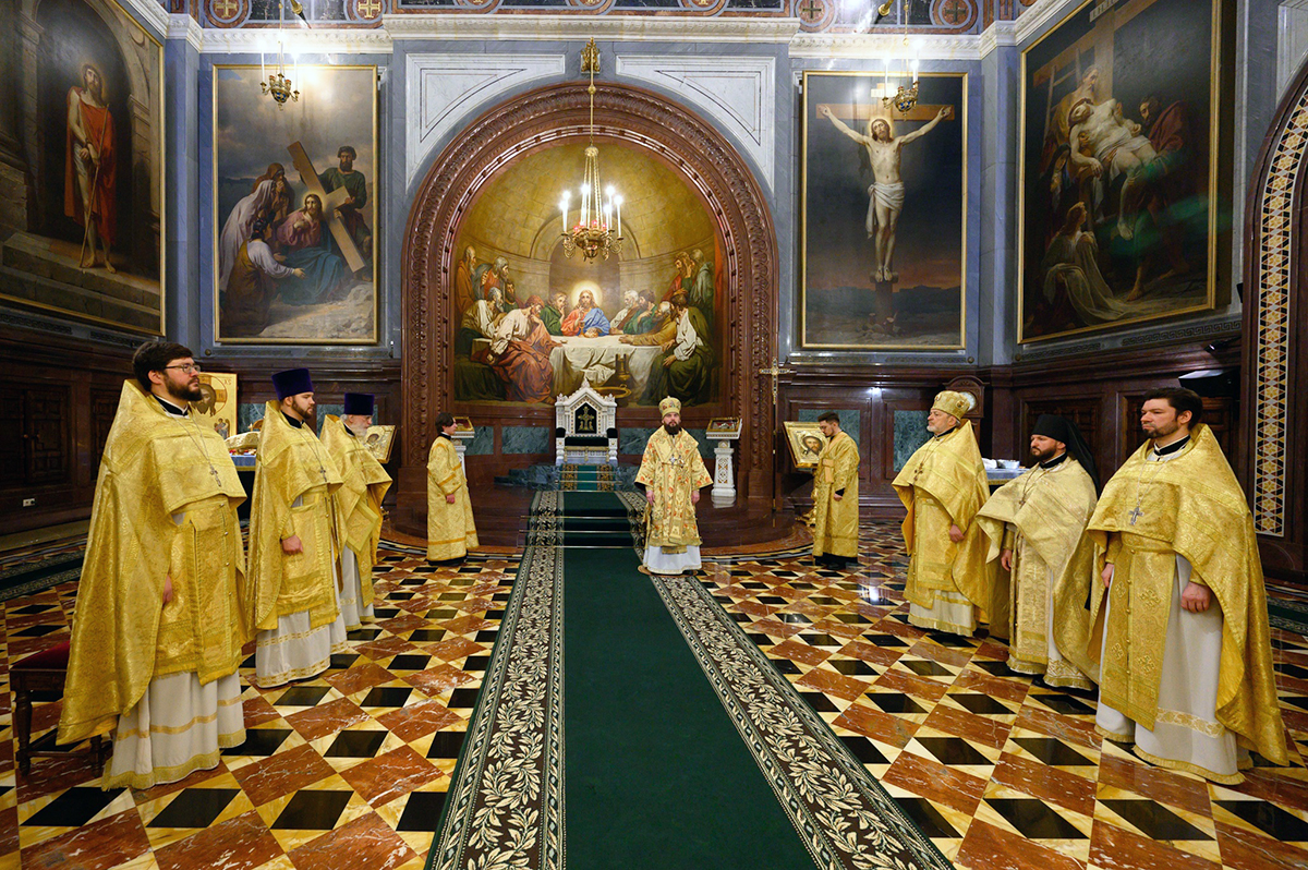 6 апреля 2025 года, в Неделю 5-ю Великого поста, митрополит Звенигородский Арсений, управляющий Северо-Восточным Московским викариатством, совершил Божественную литургию в Кафедральном соборном Храме Христа Спасителя. 