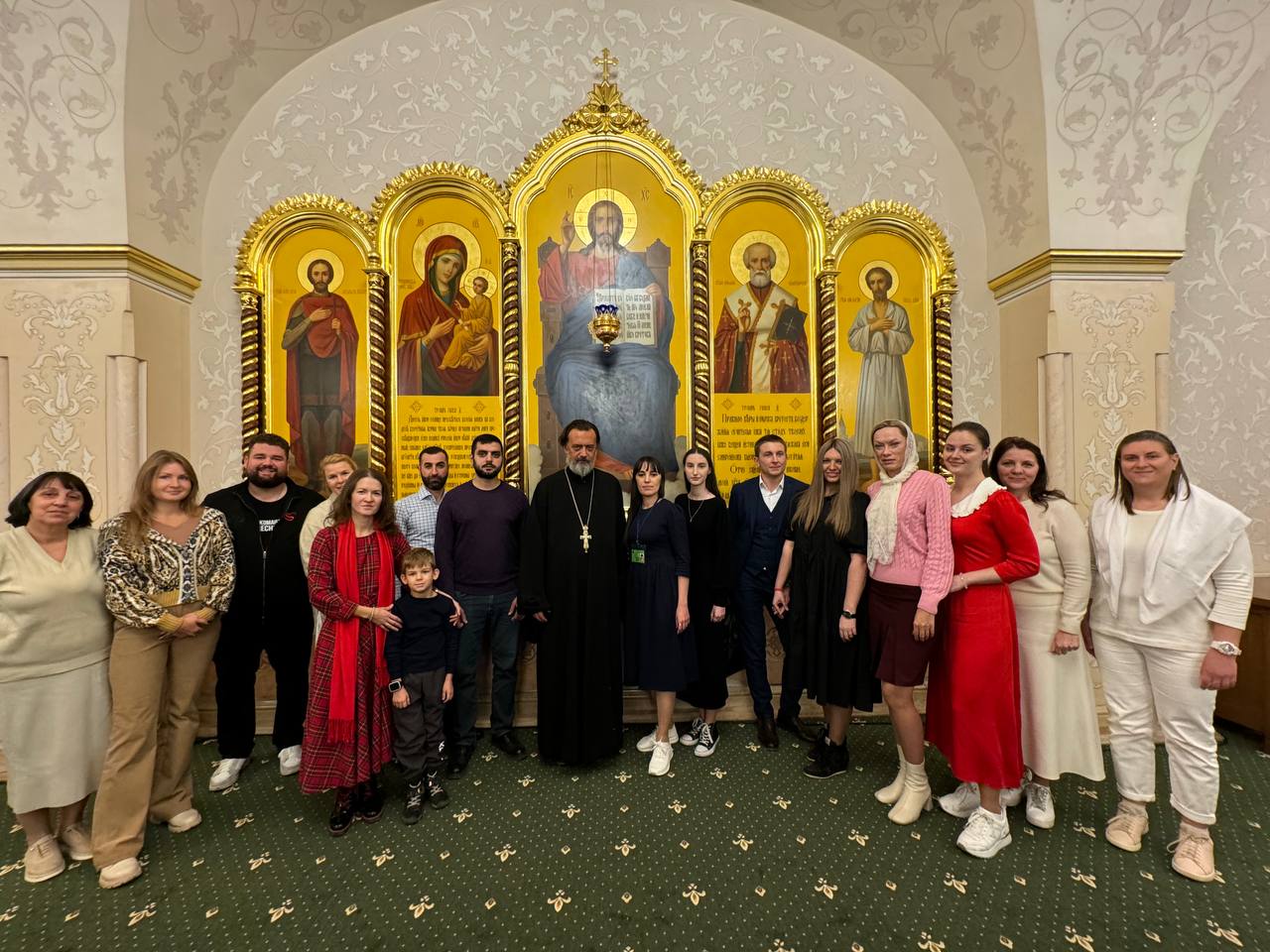 Встреча с настоятелем Храма святого равноапостольного князя Владимира в Новогиреево - протоиереем Алексеем Батаноговым.