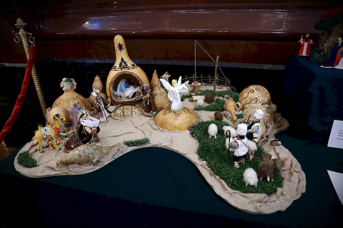 В Храме Христа Спасителя проходит Фестиваль детских проектных работ "Рождественский вертеп".